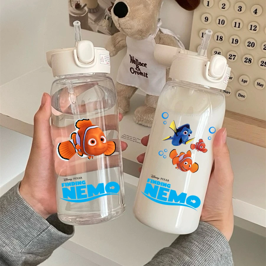 Фото 600 мл бутылка для воды, милая соломенная чашка, поиск Nemo Dory, детский портативный герметичный кувшин для питья, уличный кемпинг, путешествия, спорт №2