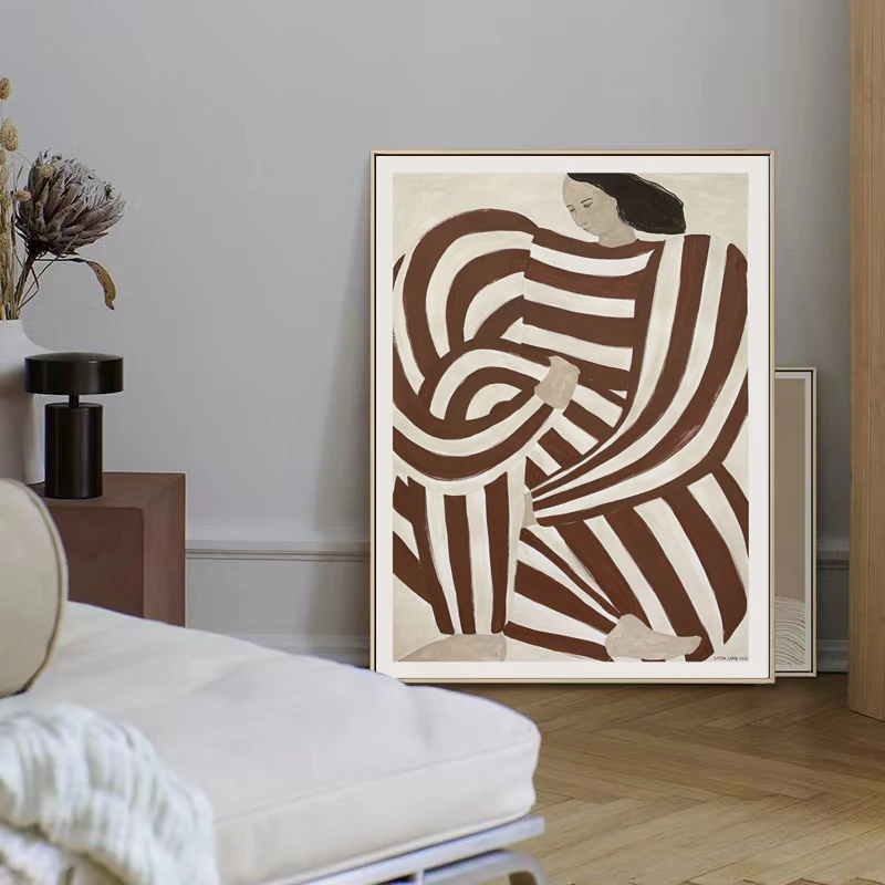 Абстрактная картина София Линд на холсте