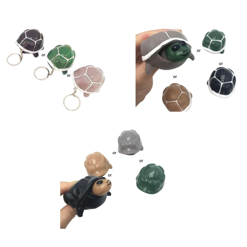 

Игрушки для массажа черепахи, мяч для снятия напряжения, 2,17x2,13x1,73 дюйма