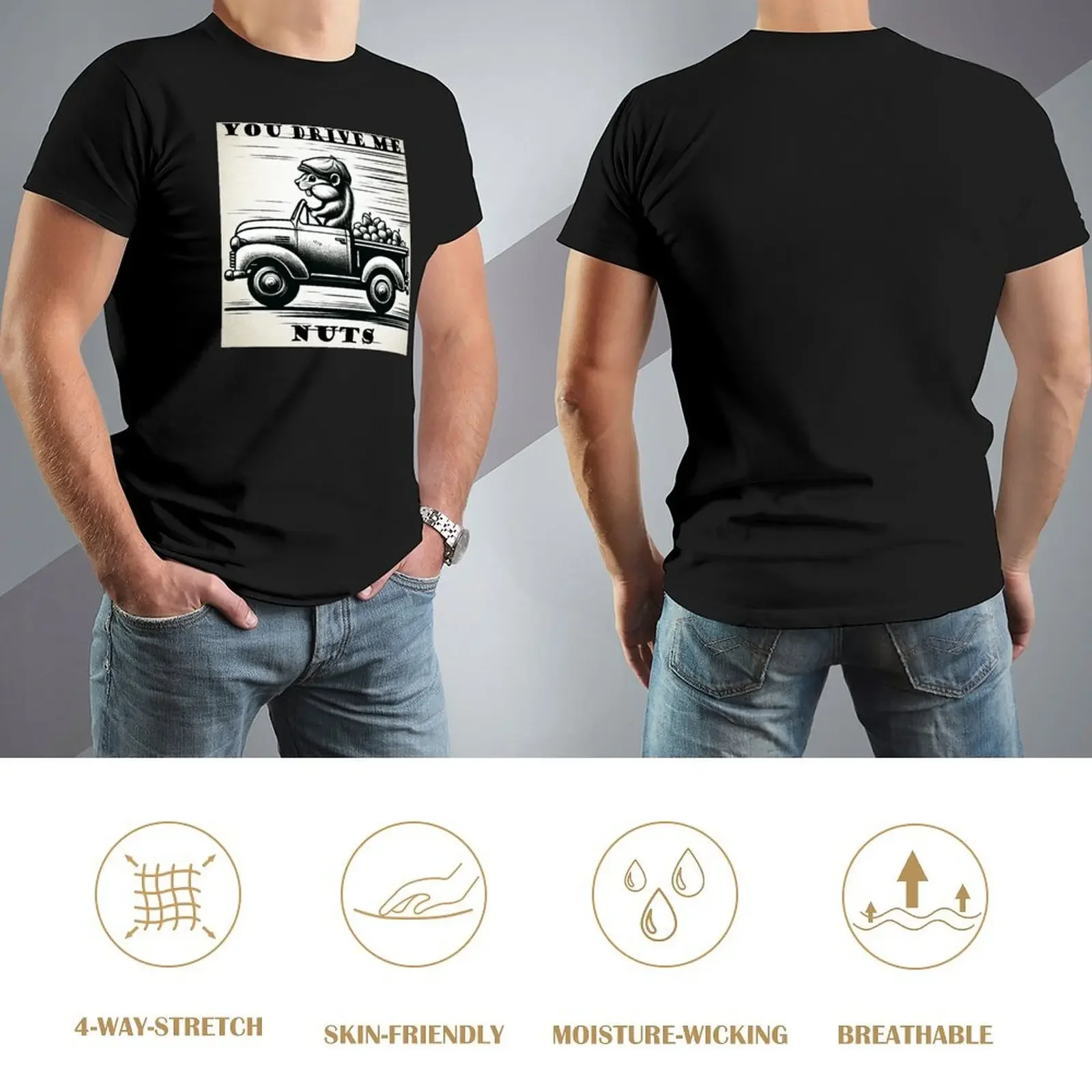 Футболка You Drive Me Nuts большие футболки с графикой для мужчин