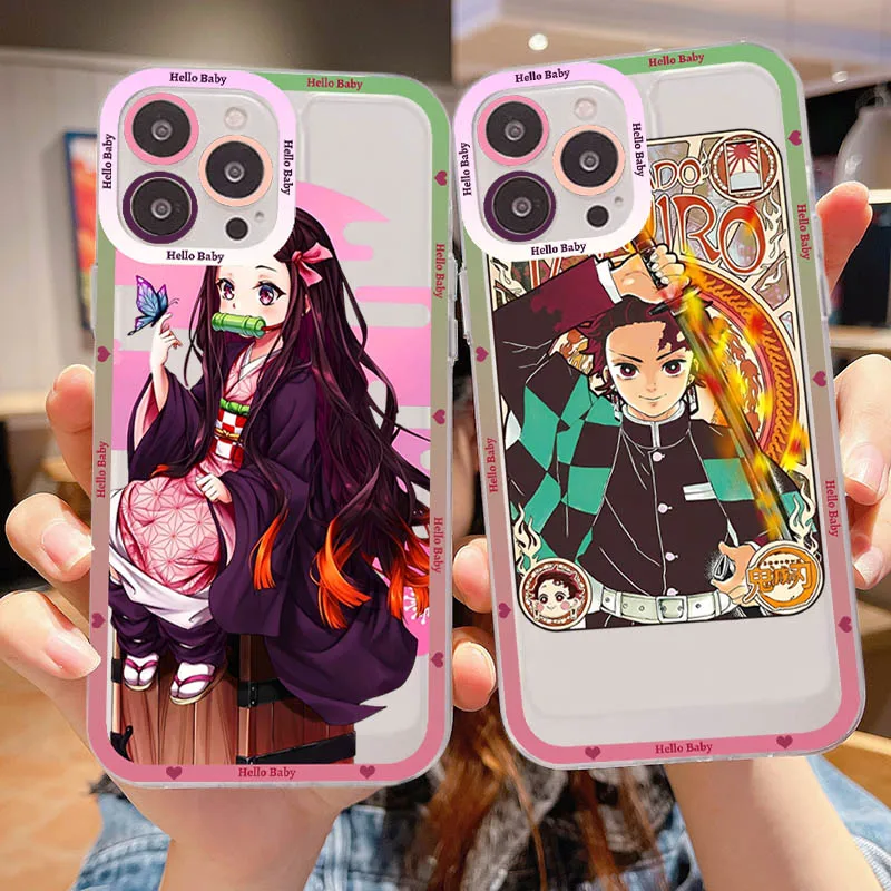 

Demon Slayer Phone Case For IPhone 14 13 12 11 Pro Max XS X XR SE 2020 6 7 8 Plus Mini Protective Cover
