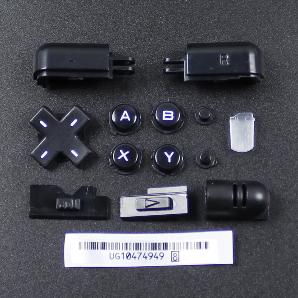 JCD для Nintend DS Lite игровая консоль NDSL полный комплект кнопок ABXY L R D Pad Набор сменных