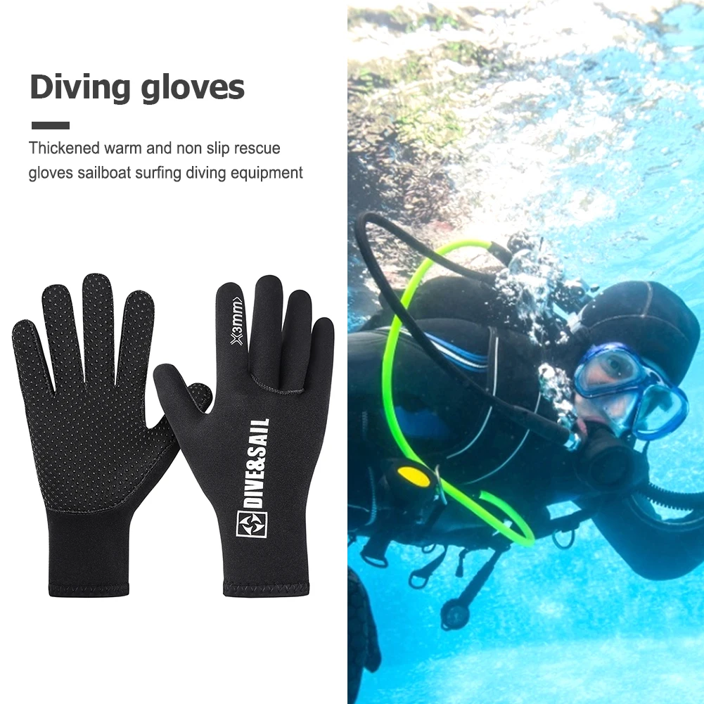 

3mm 5mm Neoprene Diving Winter Heated Gloves For Men Women Diver Wetsuit Snorkeling Canoeing Spearfish Underwater Hunting Glove