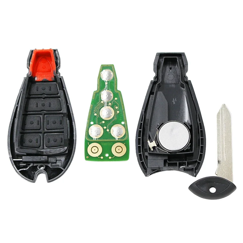 4 + Panic 5 кнопок дистанционный ключ без ключа 433 МГц с чипом PCF7941 для Chrysler 300 Dodge Charger FCC
