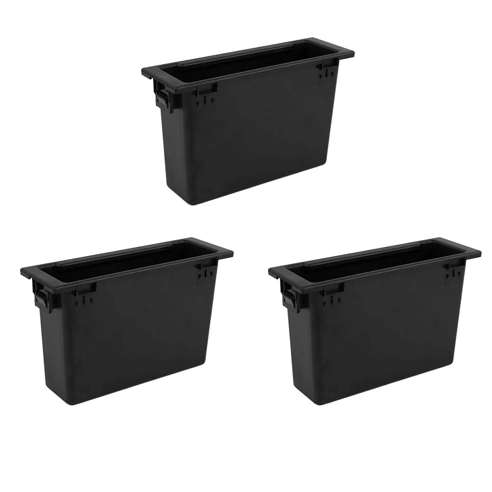 

3X Car Stereo Radio Dashboard Storage Box Mounting 1Din Pocket Kit Storage Box Accessories Interior for Mazda