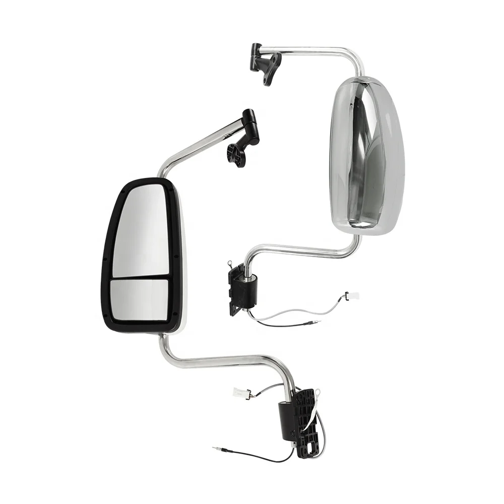 

International 9200 American truck parts rearview mirrors COMPLETE MIRROR ASSEMBLY CHROME FINISH ELECTR HC-T-18022-C