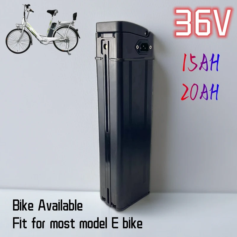 

36V 15/20AH Silver Fish 1000W Electric Bike Battery With Lithium Attery With 20A BMS