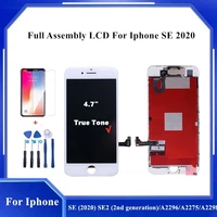 for iphone se 2020 se2 lcd display touch screen digitizer assembly for iphone se a2296 a2275 a2298 front camera