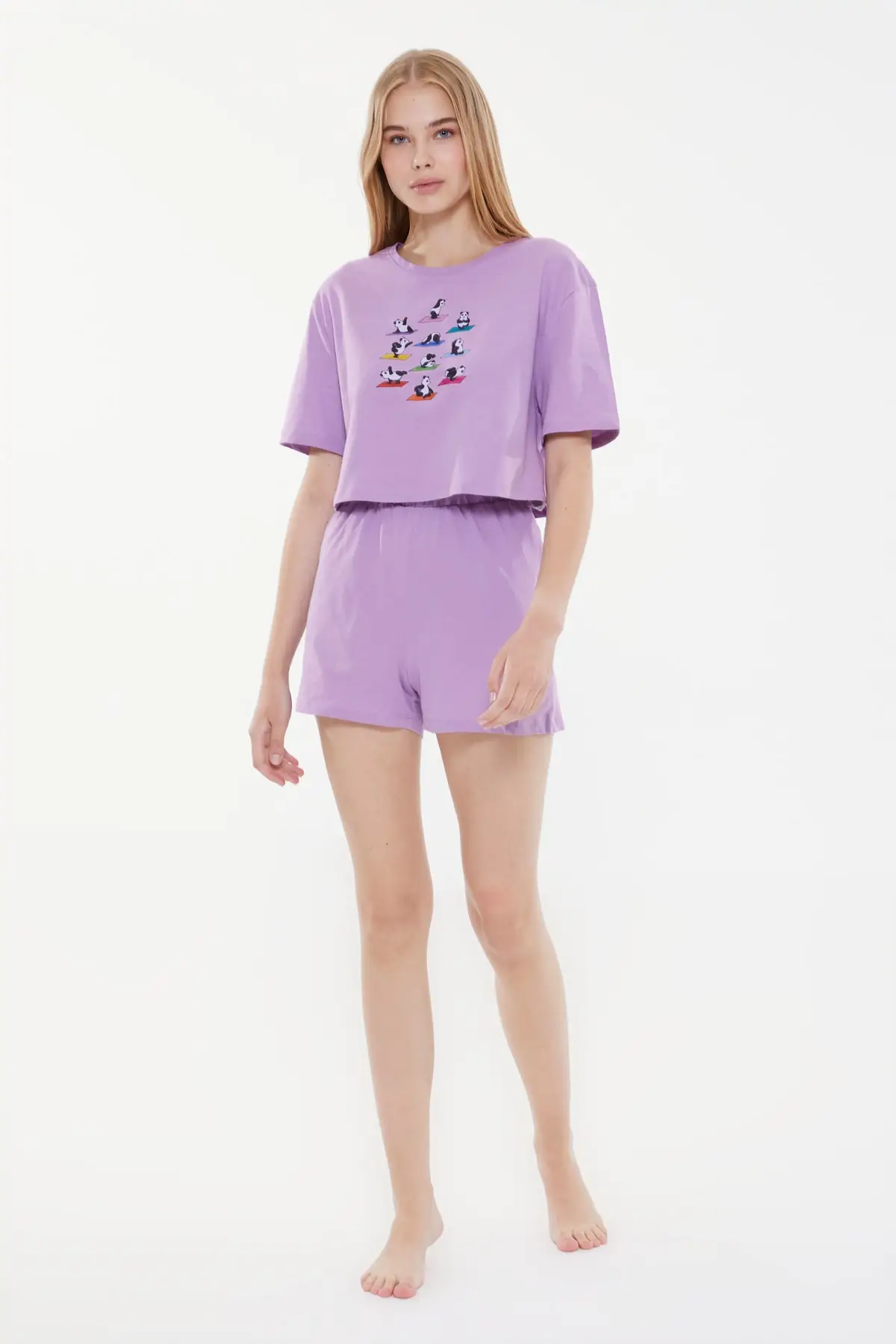 

Trendyol Printed Pajamas set THMSS21PT0956