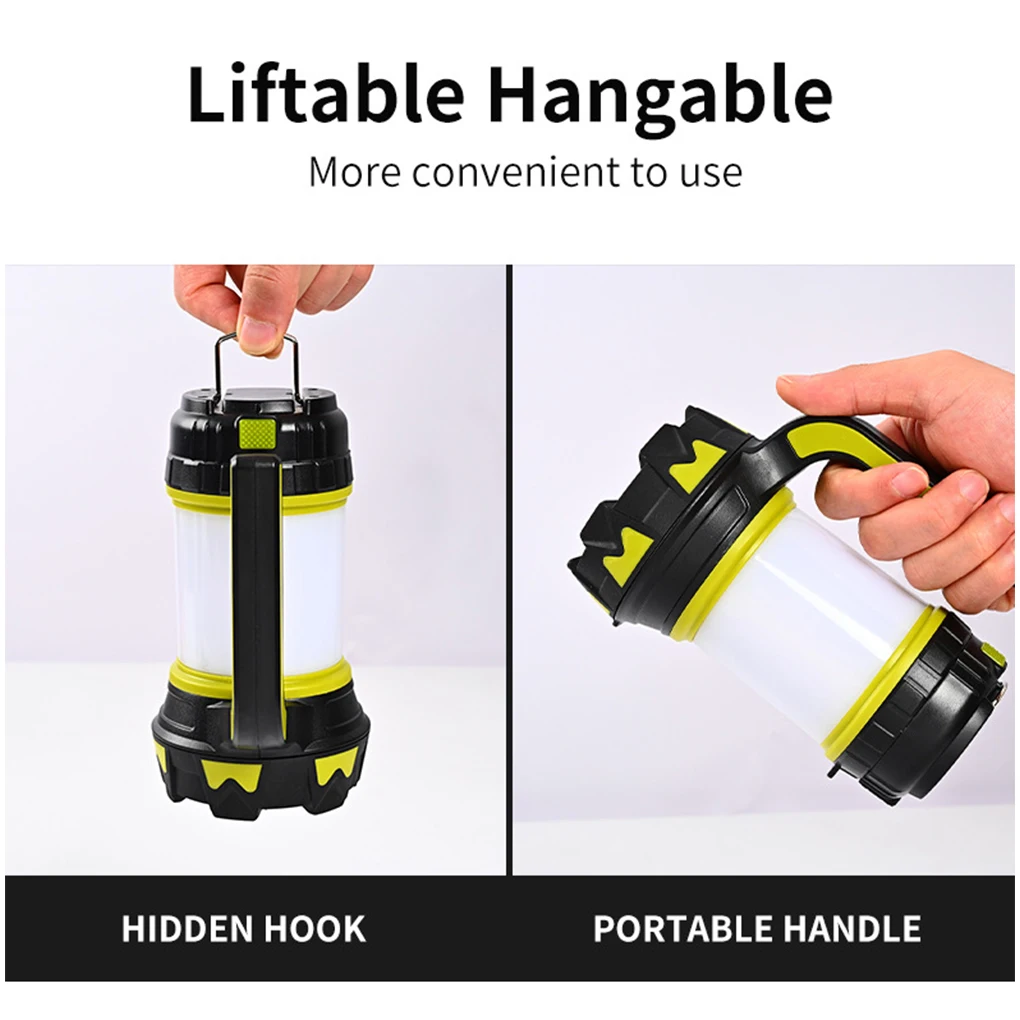 

Outdoor Flashlight Portable Camping Backpacking Lantern Light Lamp