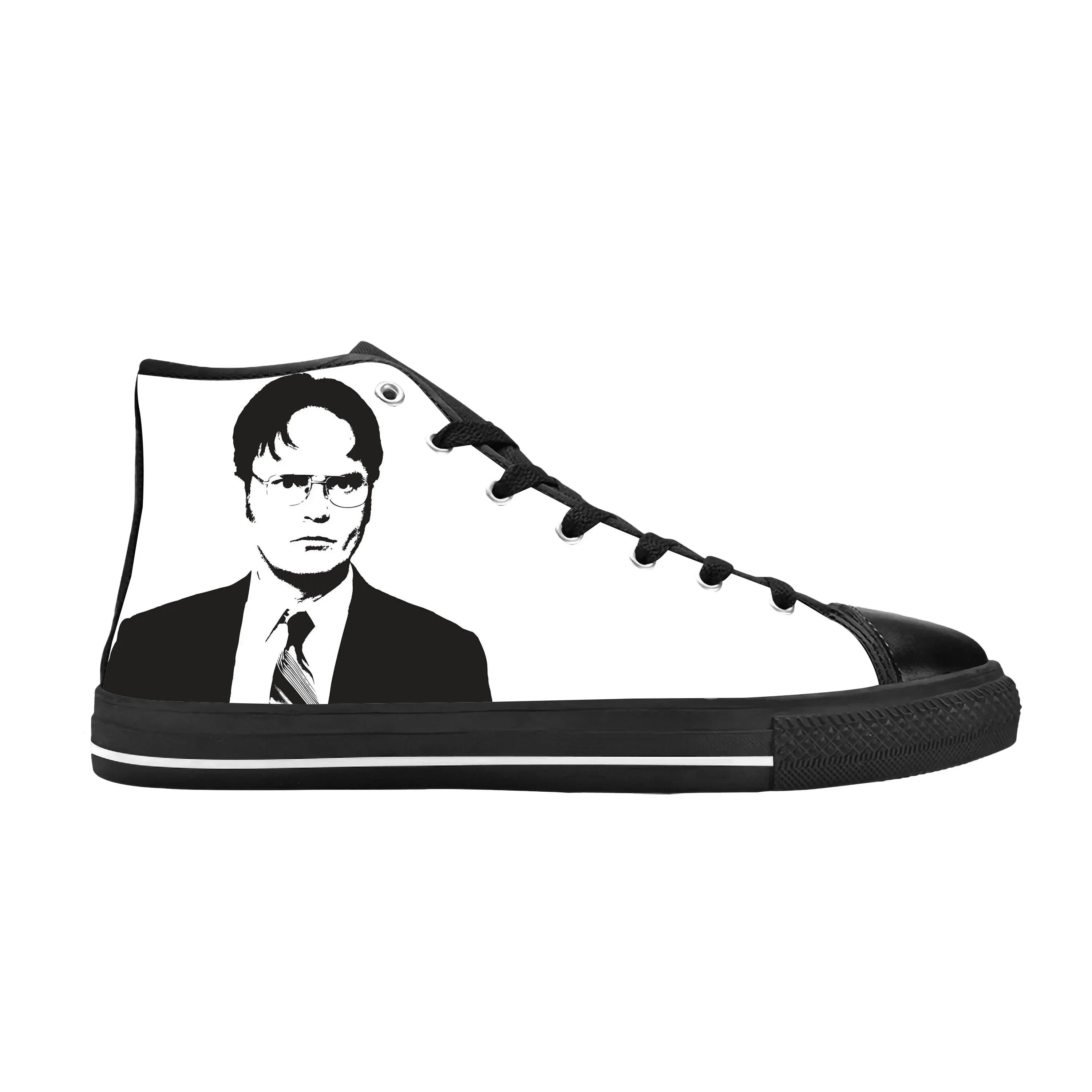 Фото Повседневная тканевая обувь The Office TV Show Michael Scott Dwight Schrute, удобные дышащие кроссовки с 3D-принтом для мужчин и женщин №3