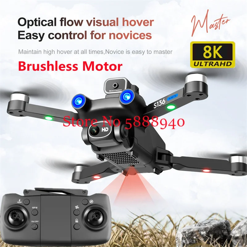 

Дрон с функцией GPS, WIFI, FPV, два положения