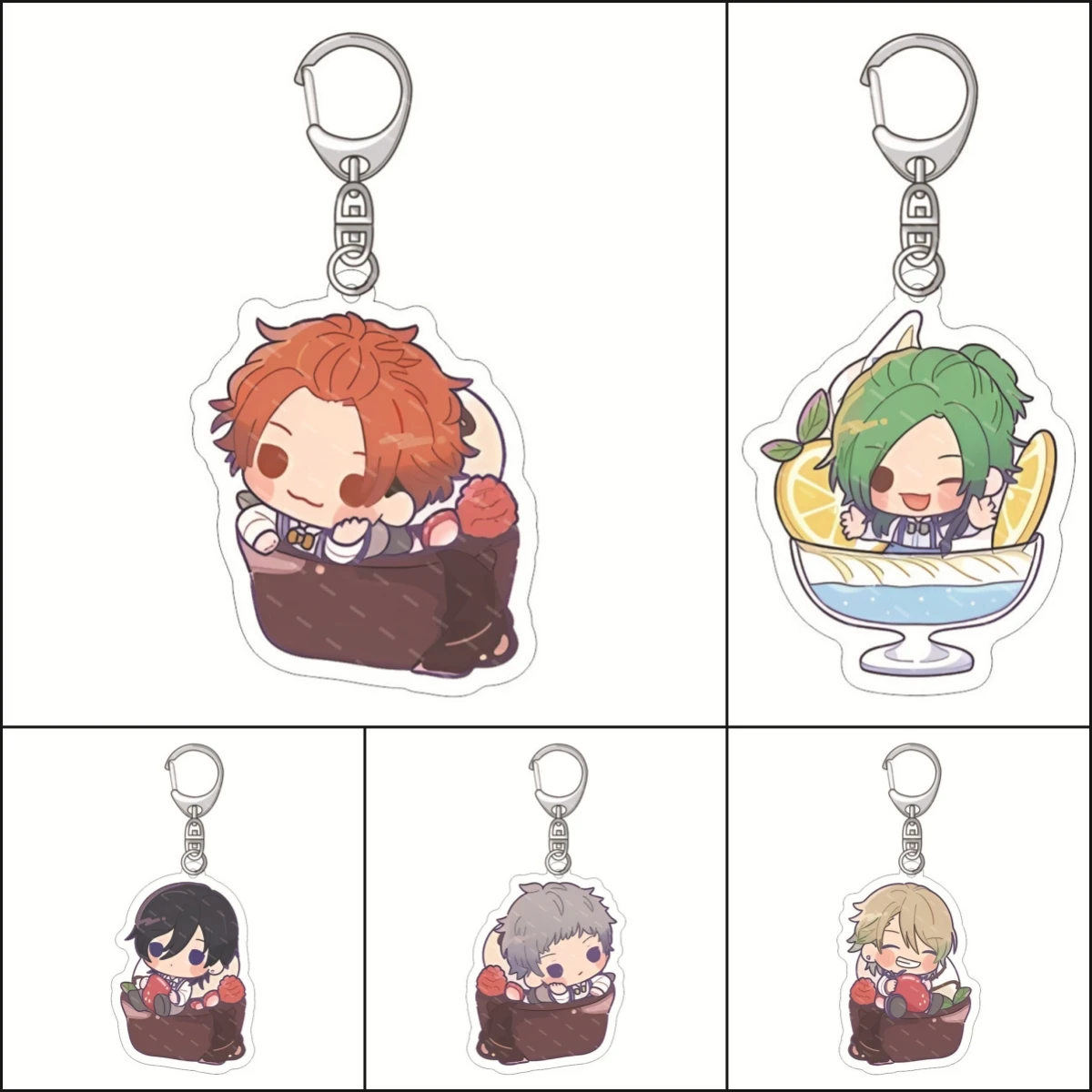 Акриловые брелки для ключей версии в стиле аниме дневные фигурки Корея рюджи