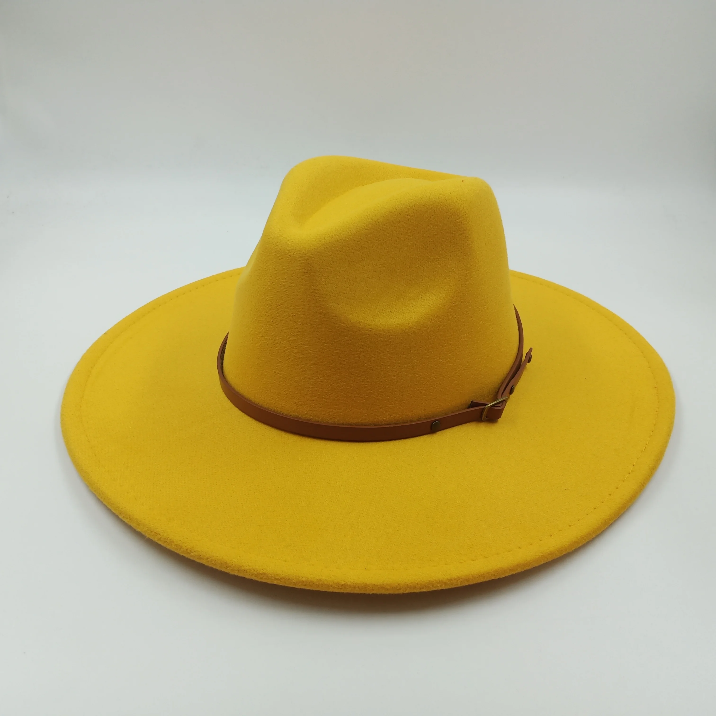 Новая цветная фетровая зимняя шляпа вогнуто-выпуклые капли воды 9 5 см поля