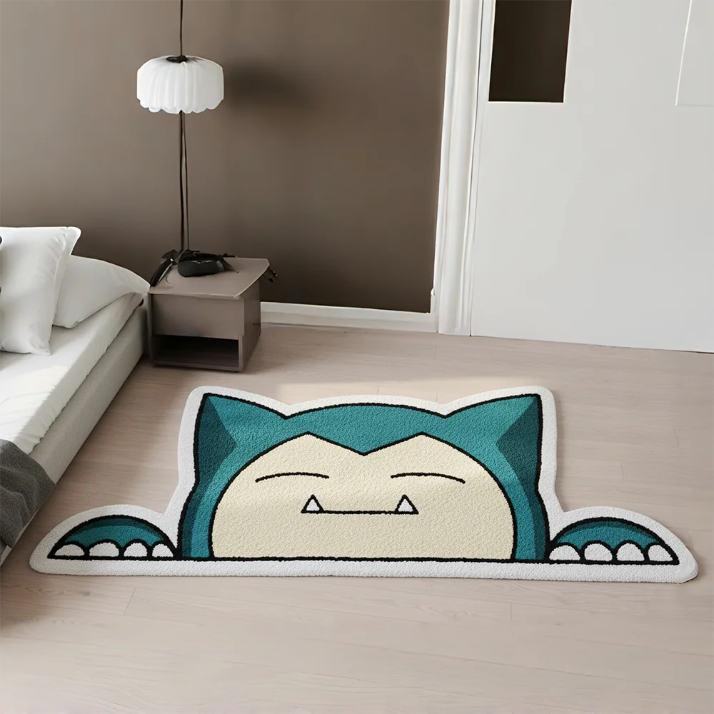 Фото Ковер/ковер в стиле аниме Pokémon Kirby Sylveon Gengar, уникальный дизайн, коврик для домашних животных, мягкий напольный/коврик для ног, мягкое декоративное одеяло, игровой коврик №4