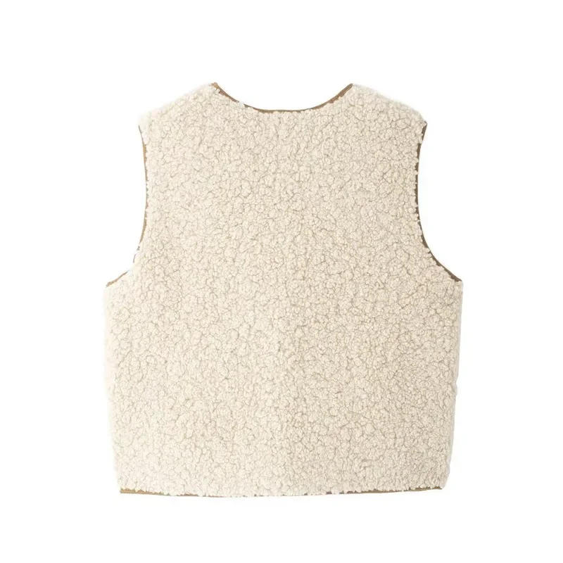 SAW Быстрая продажа трансграничный стиль женская мода жилет без рукавов с круглым