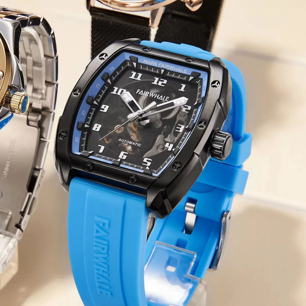 

Часы наручные мужские механические, брендовые люксовые автоматические водонепроницаемые спортивные