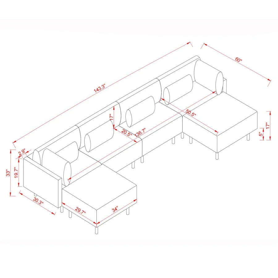 Современный роскошный секционный диван качественная обивка U/L-образный золотая