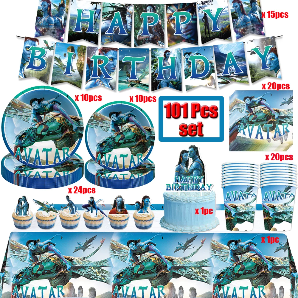 

Одноразовый набор посуды Disney Аватар