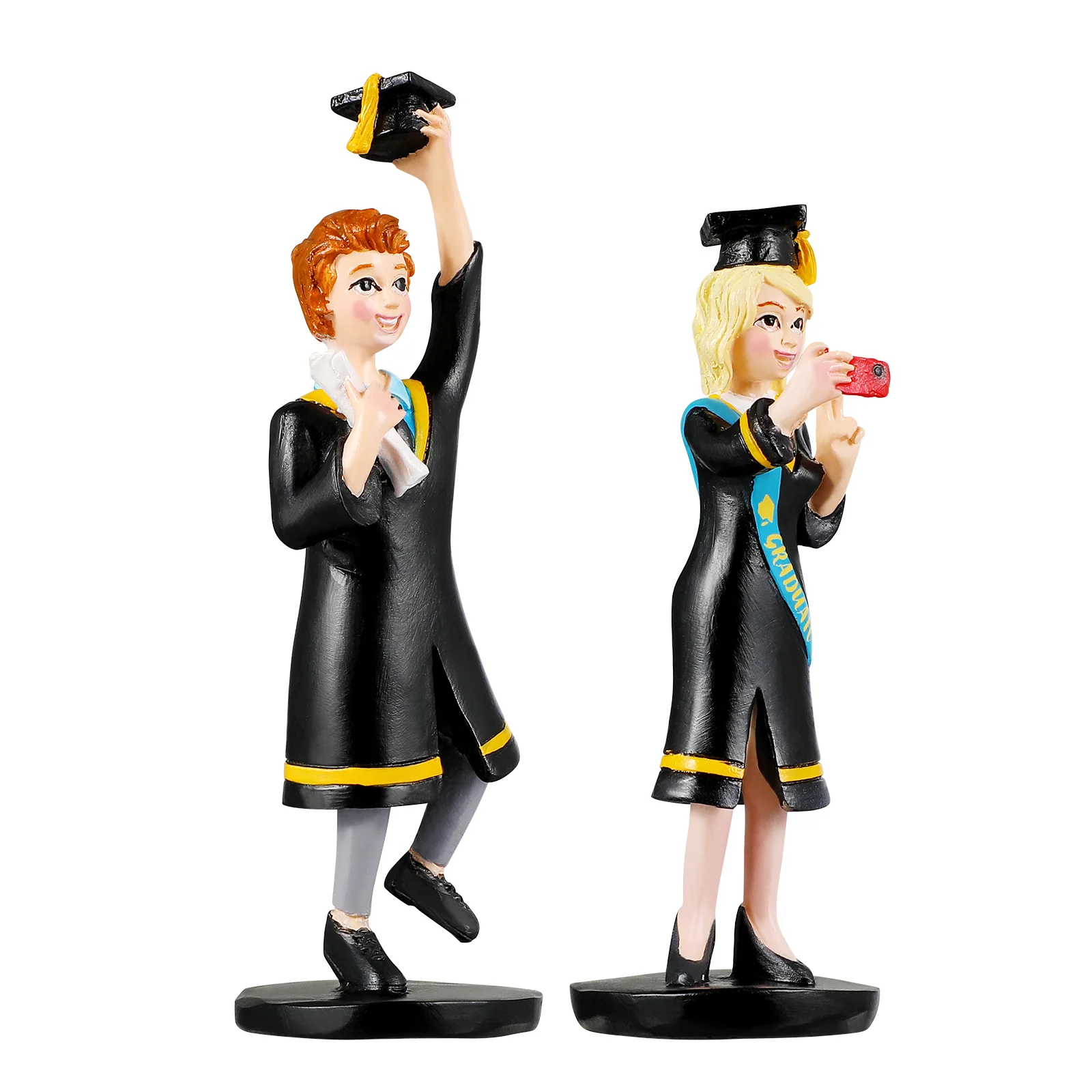 

Graduation Giftscollege Her Him Cake Decorating Gift Desktop Ornament Figure Resin Decorations Figures Supplies