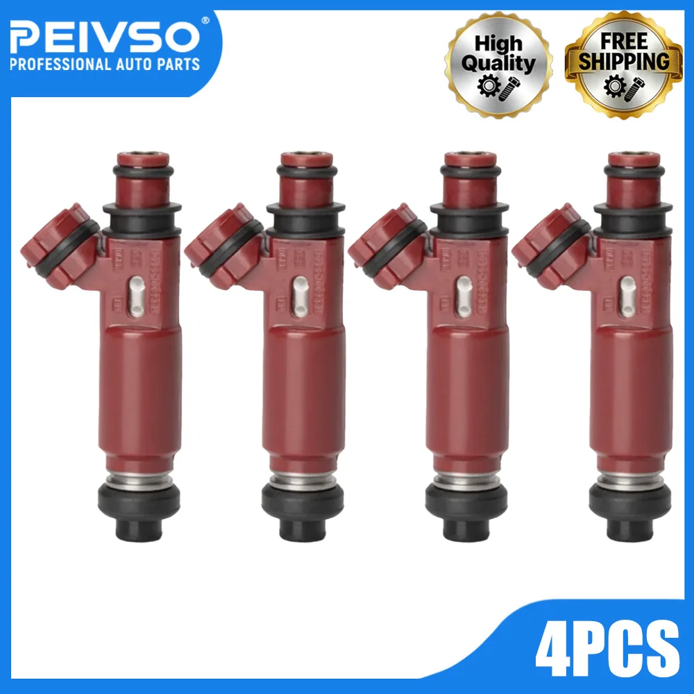 Фото Новые 4 топливных форсунки 195500-3310 BP4W-13-250 FJ584 для Mazda Miata 1.8L I4 1999, 2000, 2001 годов выпуска №1