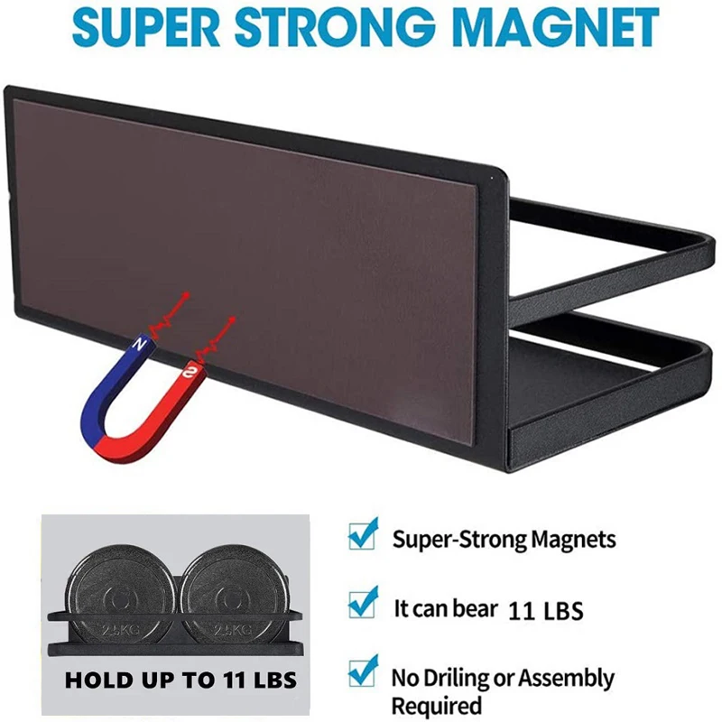 Магнитная полка для холодильника кухонный Органайзер из нержавеющей стали