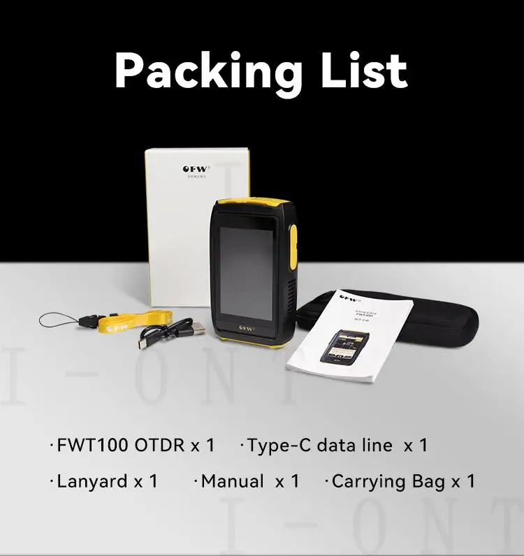 100% New FTTH OTDR mini with Optical power meter VFL stable light source Multifunction Fiber Finding Fault Measure Active Fiber