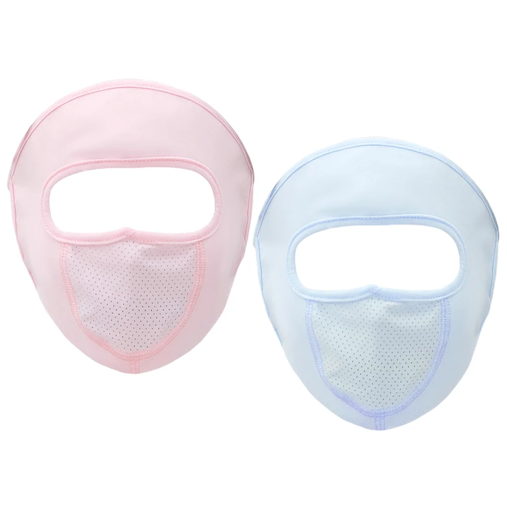 

2pcs Mask Dustproof Anti-UV Breathable Protective Mask Sun Block Mask Outdoor Mask
