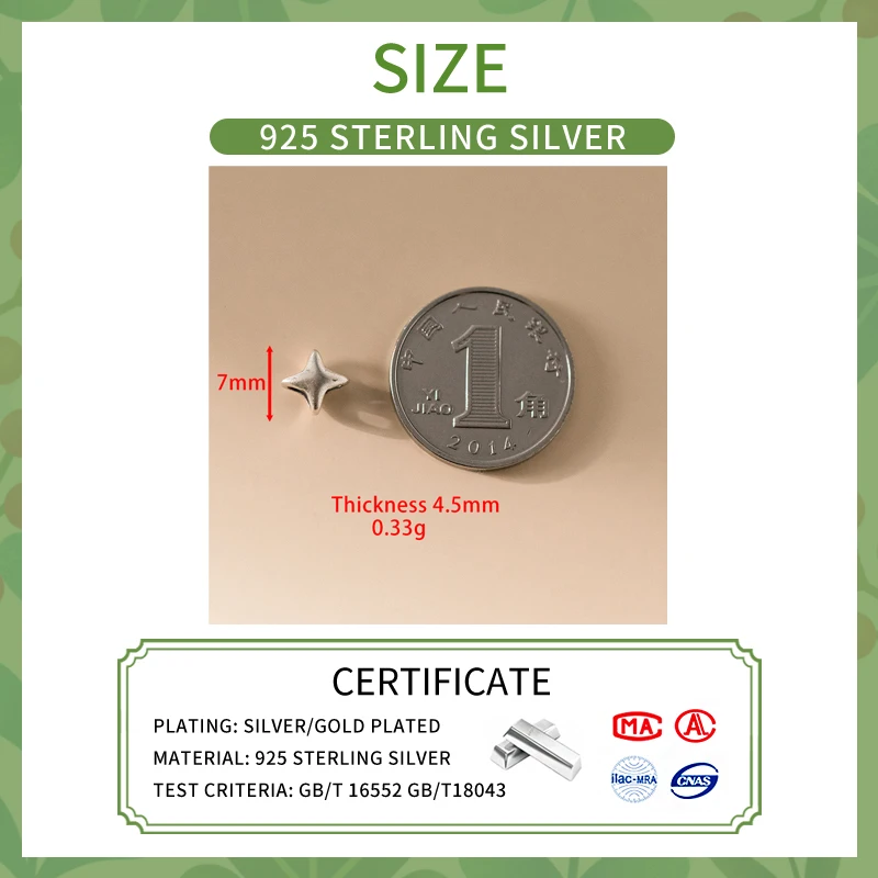 S925 Стерлинговое Серебро винтажные звезды Doji перегородка бусины DIY браслет