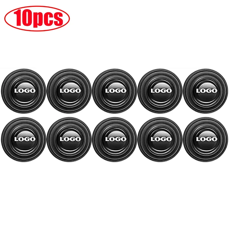 

10 шт., Автомобильные силиконовые амортизирующие прокладки для дверей