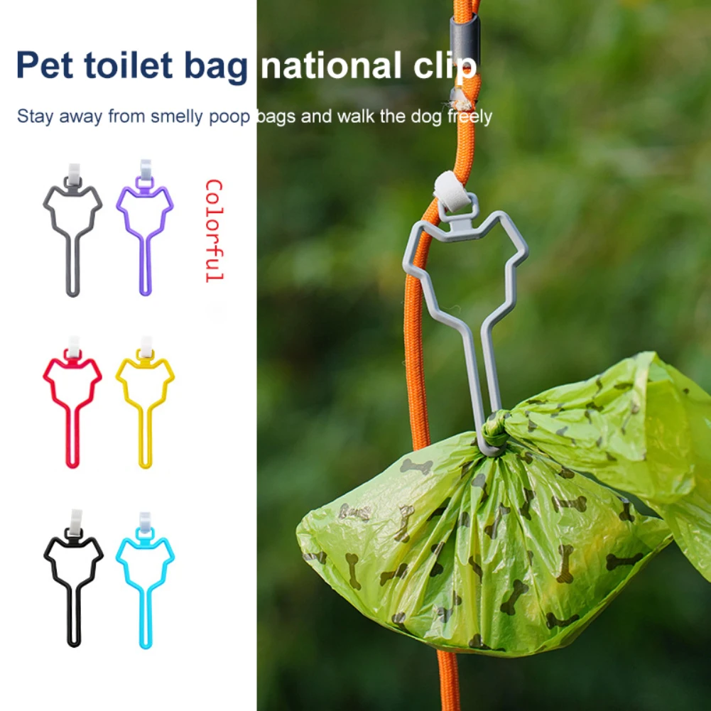 

New Dog Poop Bag Holder Waste Carrier Pet Supplies Sturdy Durable Dog Traction Rope Distributor Dogs Leash Dispenser Clean Tools