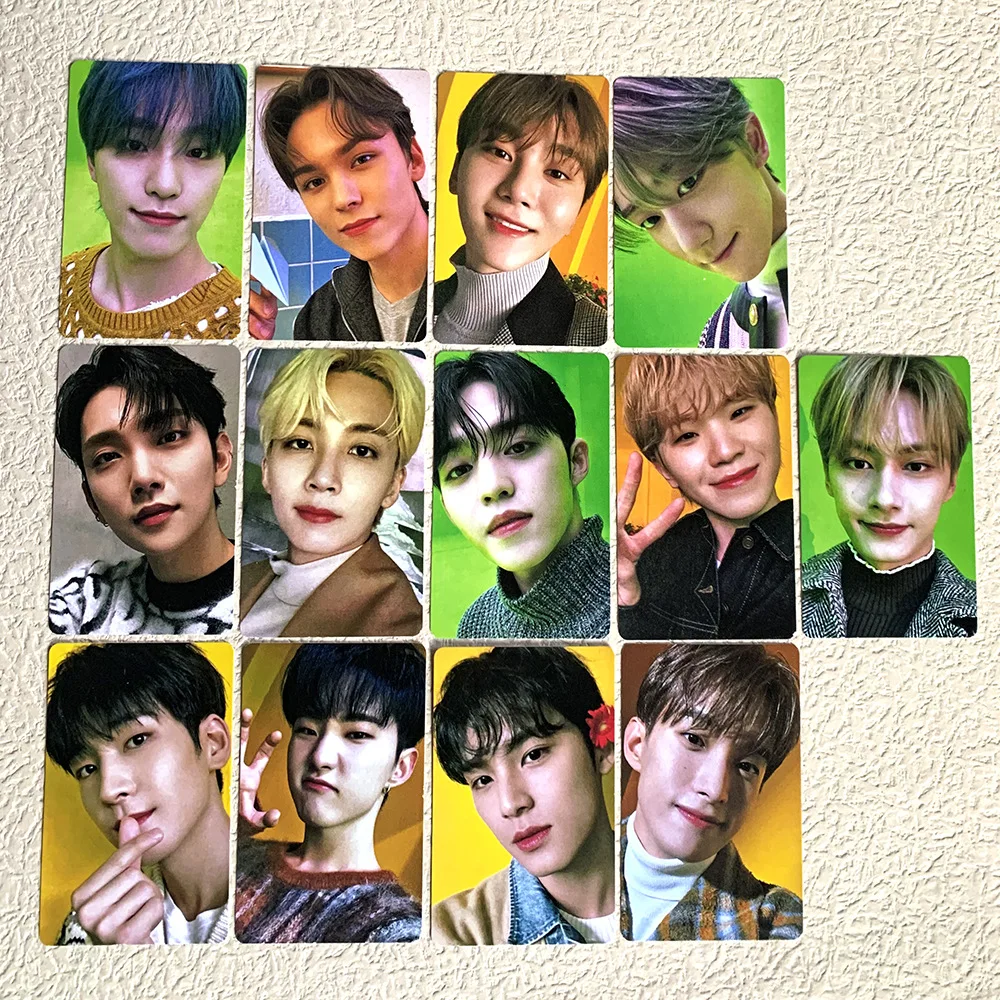 

13pcs KPOP SEVENTEEN Ainochikar Photocards Weverse Shop One Side LOMO Cards CARAT JeongHan SeungKwan HoShi Fans Collections