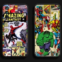 avengers marvel phone cases for xiaomi redmi 7 7a 9 9a 9t 8a 8 2021 7 8 pro note 8 9 note 9t soft tpu back cover coque carcasa