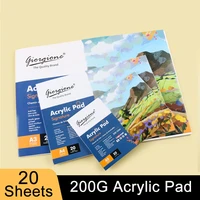 giorgione a3a4a5 premium acrylic pad 20 sheets painting drawing pad with thick 200g paper for acrylic oil painting drawing