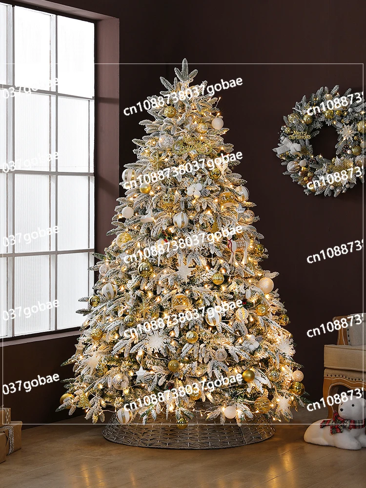 Роскошная большая рождественская елка Gangheng для дома 1 5/1 метра скандинавские