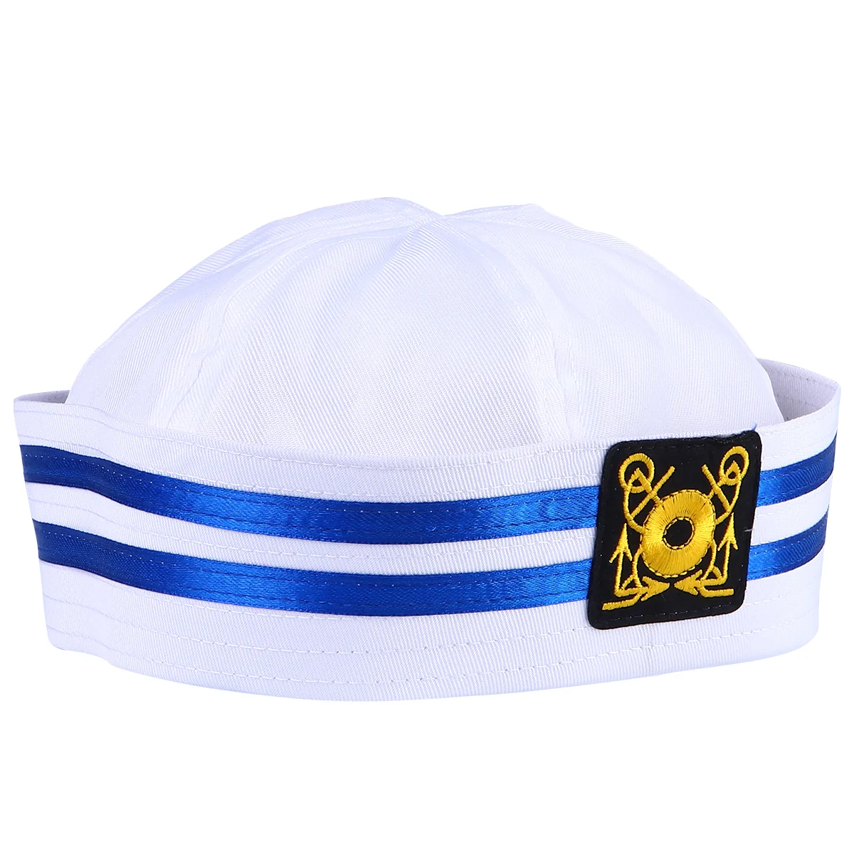 

Cap Hat Sailor Adult Captain Yacht Navy Cosplay Costume Men Anchor Saiiler Seaman Party Hats Marine Caps White Fancy Dress