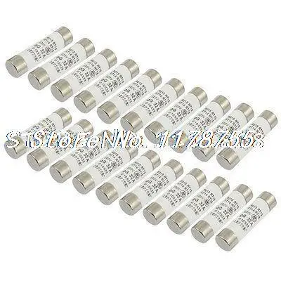 

10x38mm R015 RT18 RT14 gG Cylindrical Fast Blow Fuse Link 500V 32A 20 Poeces