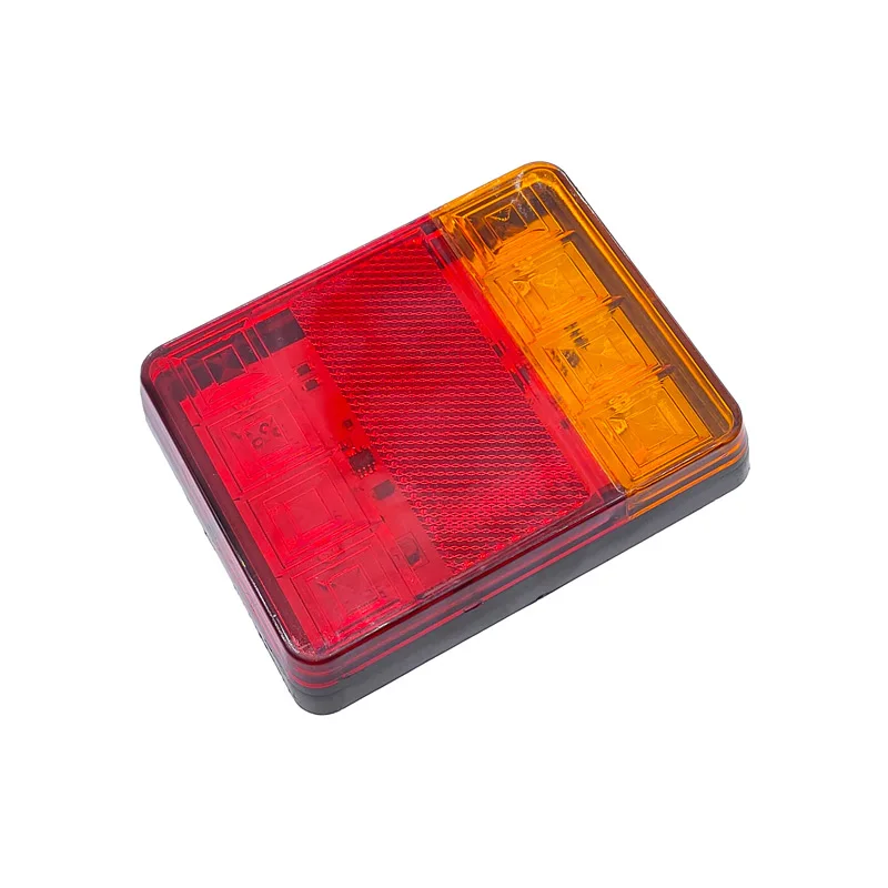 

2PCS LED Trailer Tail Lights Lorry Brake Rear Side Waterproof Lamp Indicator Turn Signal for Truck Caravan Van Boat 12V 24V