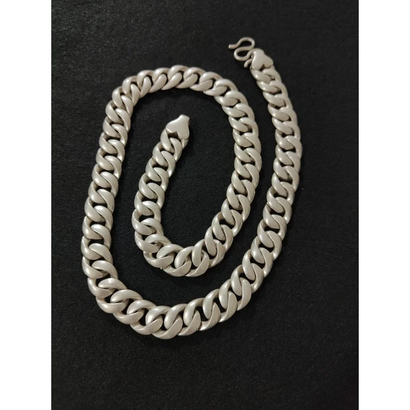 

Chinese Tibetan silver men's bracelet necklace fashion simple gift