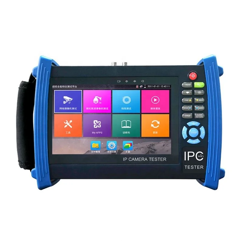 

Built in WIFI HD coaxial video signal New 4K H.265 IP CVBS Digital Multimeter Optical power meter CCTV Tester