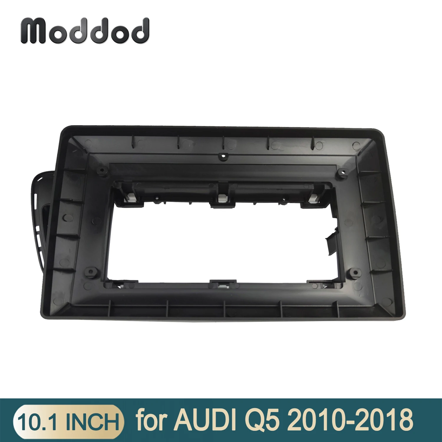 Купи 10.1 INCH Radio Fascia for AUDI Q5 2010-2018 Left Hand Drive GPS Navigation Frame Dashboard Refitting Installation Kit Cover за 1,462 рублей в магазине AliExpress