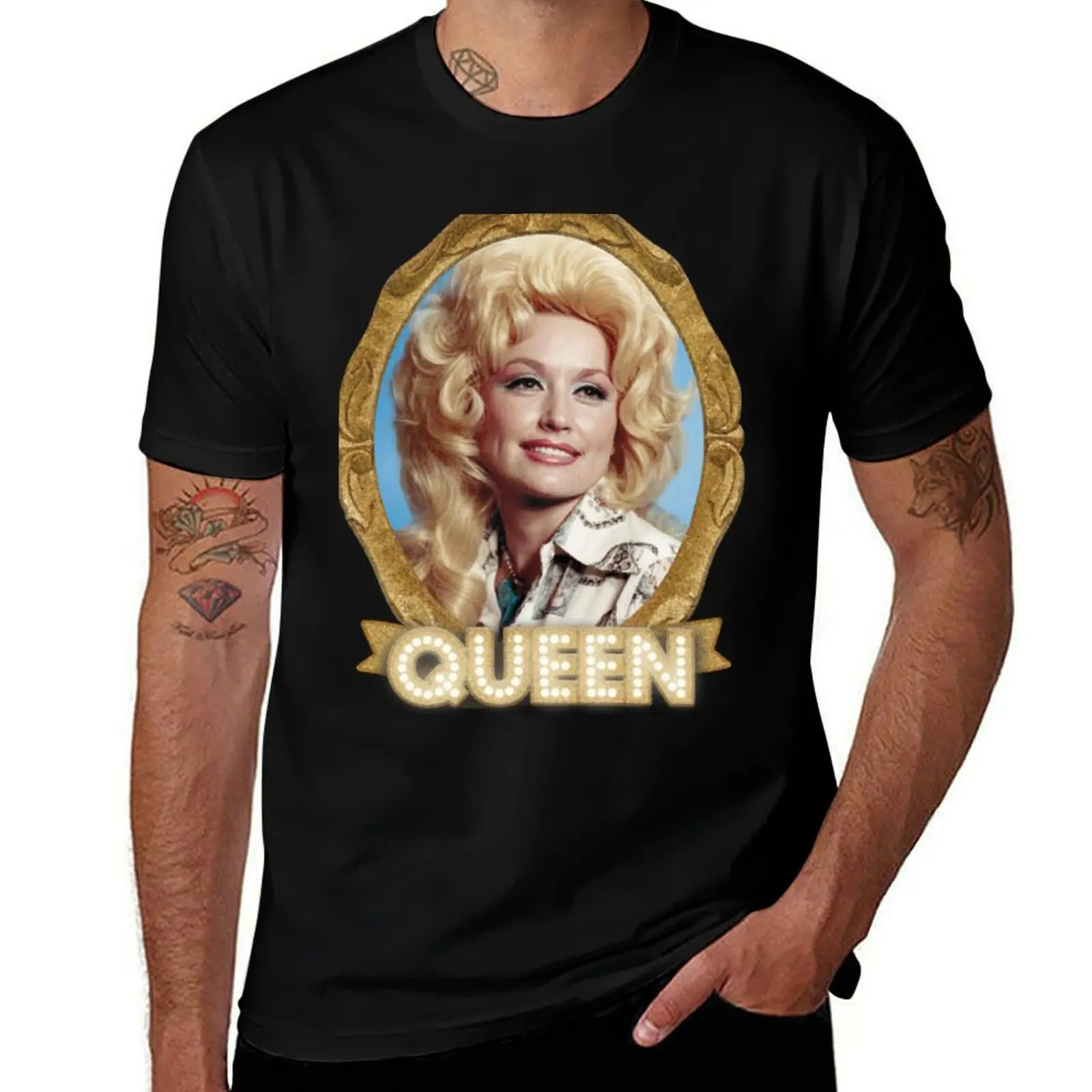 Фото Футболка Queen Dolly T-Shir, дышащая футболка с короткими рукавами для спортзала №1
