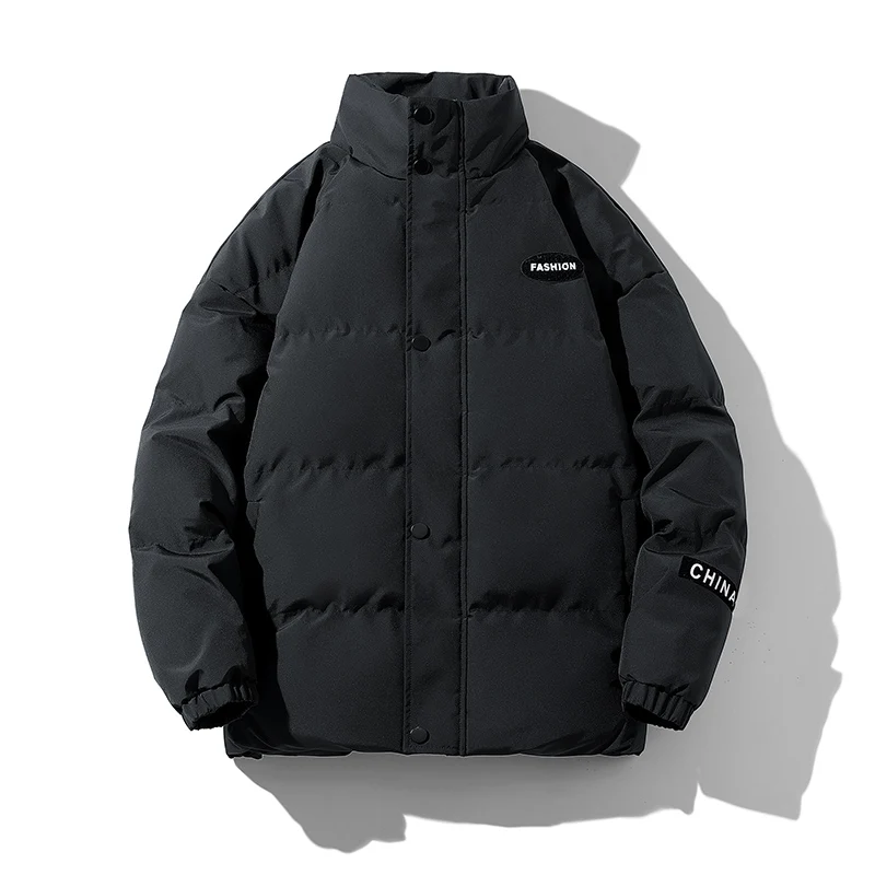 Men's winter new thick tide brand cotton-padded jacket youth winter coat hooded down cotton-padded jacket seven colors optional