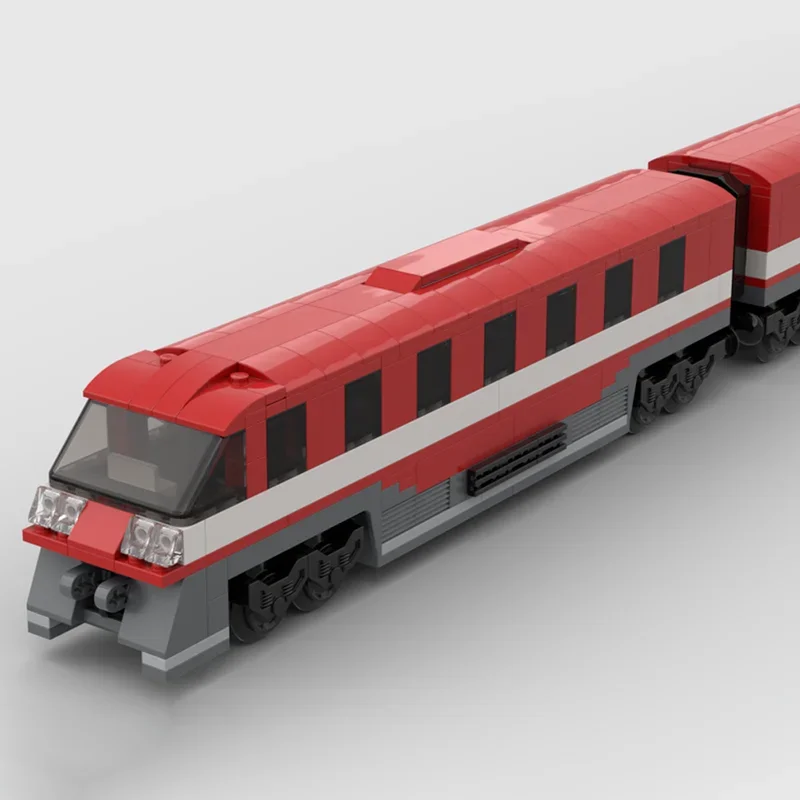Конструктор Железнодорожный серии Moc конструктор модульная Игрушечная модель