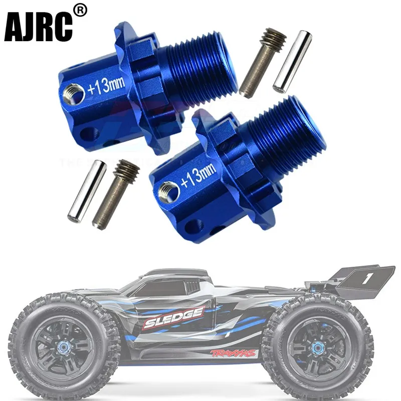 

Trax 1/8 4wd Sledge Monster Truck-95076-4 Aluminum Alloy Multi-purpose Extended 13mm Hex Adapter #8654