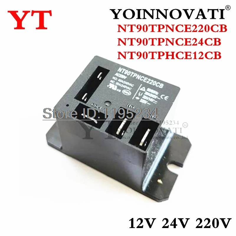 2 шт. реле NT90TPNCE220CB NT90TPNCE24CB NT90TPHCE12CB 24 В постоянного тока 220 переменного 12 компрессор