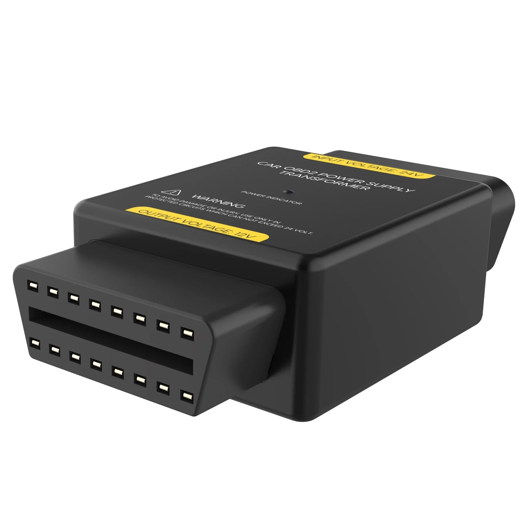 

AUTOOL OBD Power Supply 24V to 12V Adapter Input Voltage 24V to Output Voltage 12V OBD Adapter Connector