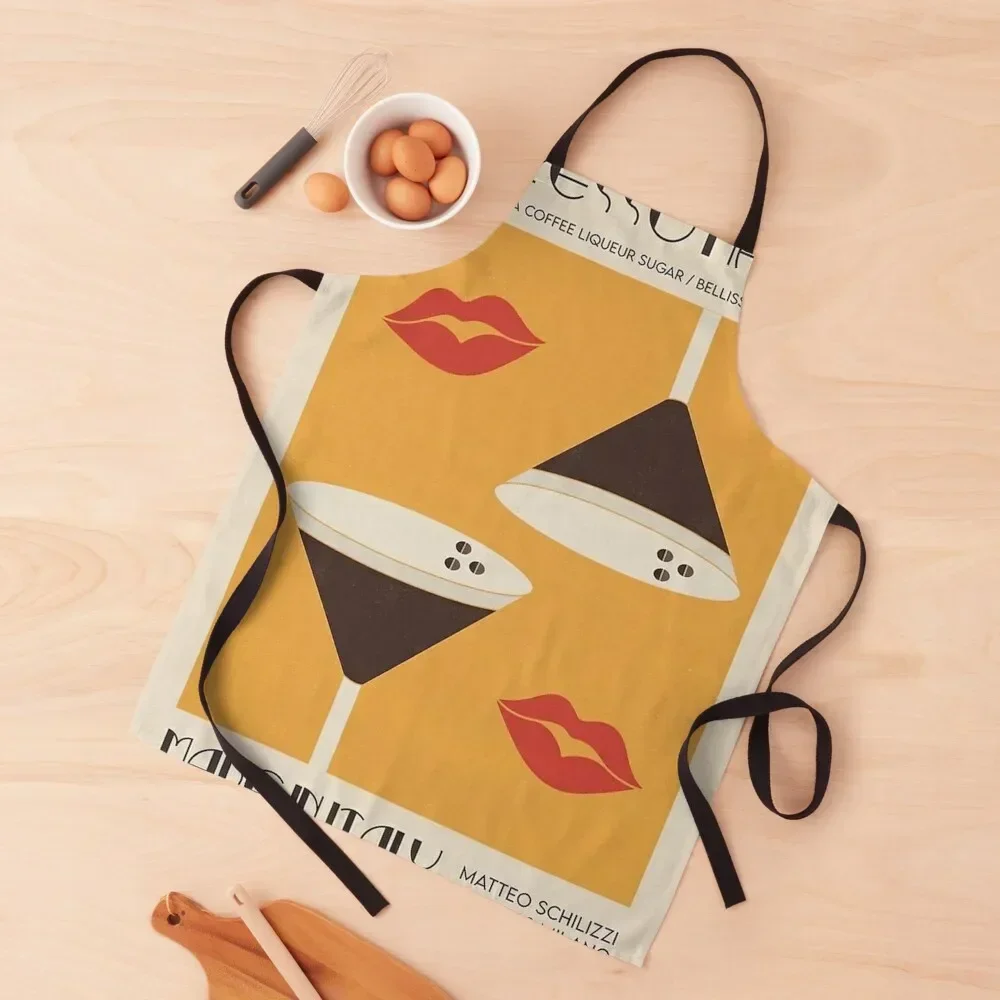 Фартук для эспрессо мартини кухонные принадлежности женщин дома фартук мужчин