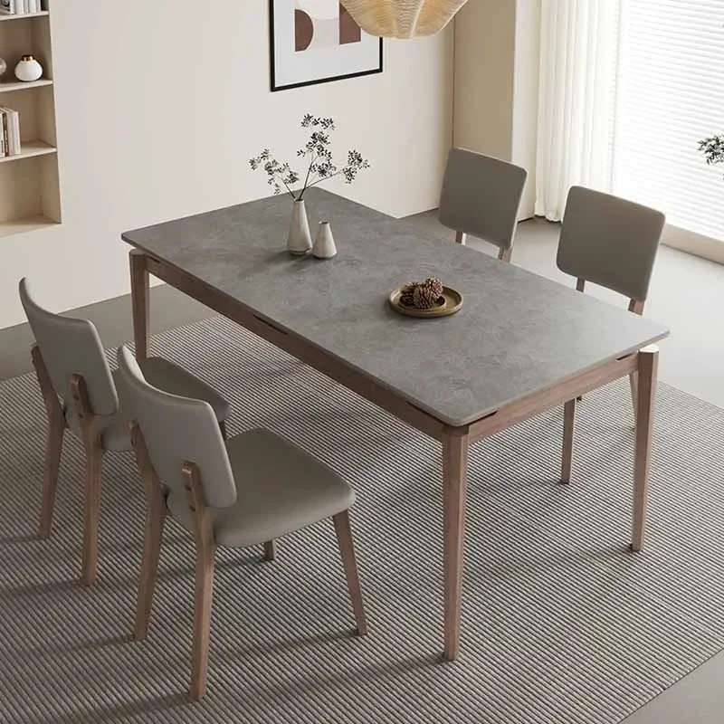 Скандинавский деревянный обеденный стол