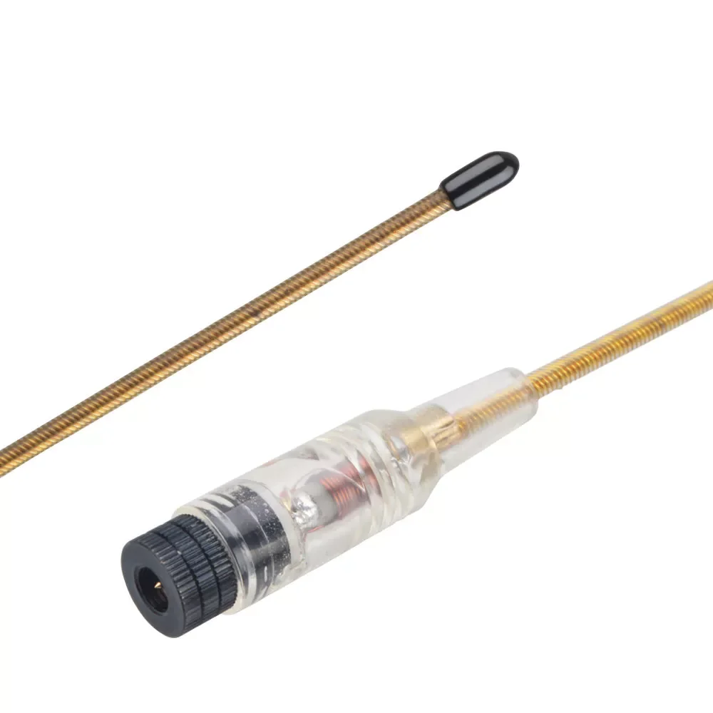 Dual Band 144/430MHz 3.2dB 2.15dB 39cm High Gain Portable Copper Flexible Whip Antenna VHF UHF Transparent White